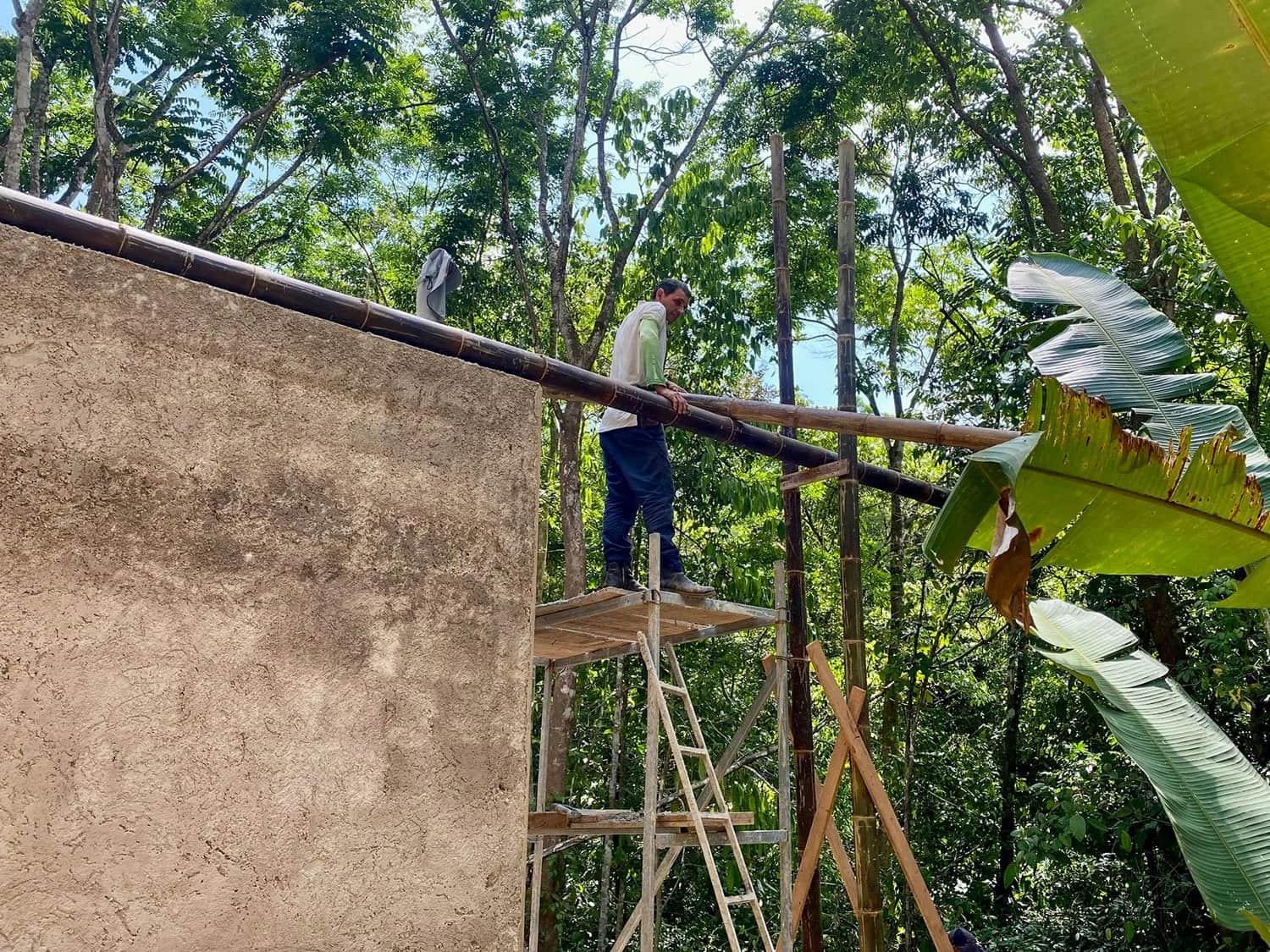 Bohorica Home Build: Black Bamboo Roof, photo 9