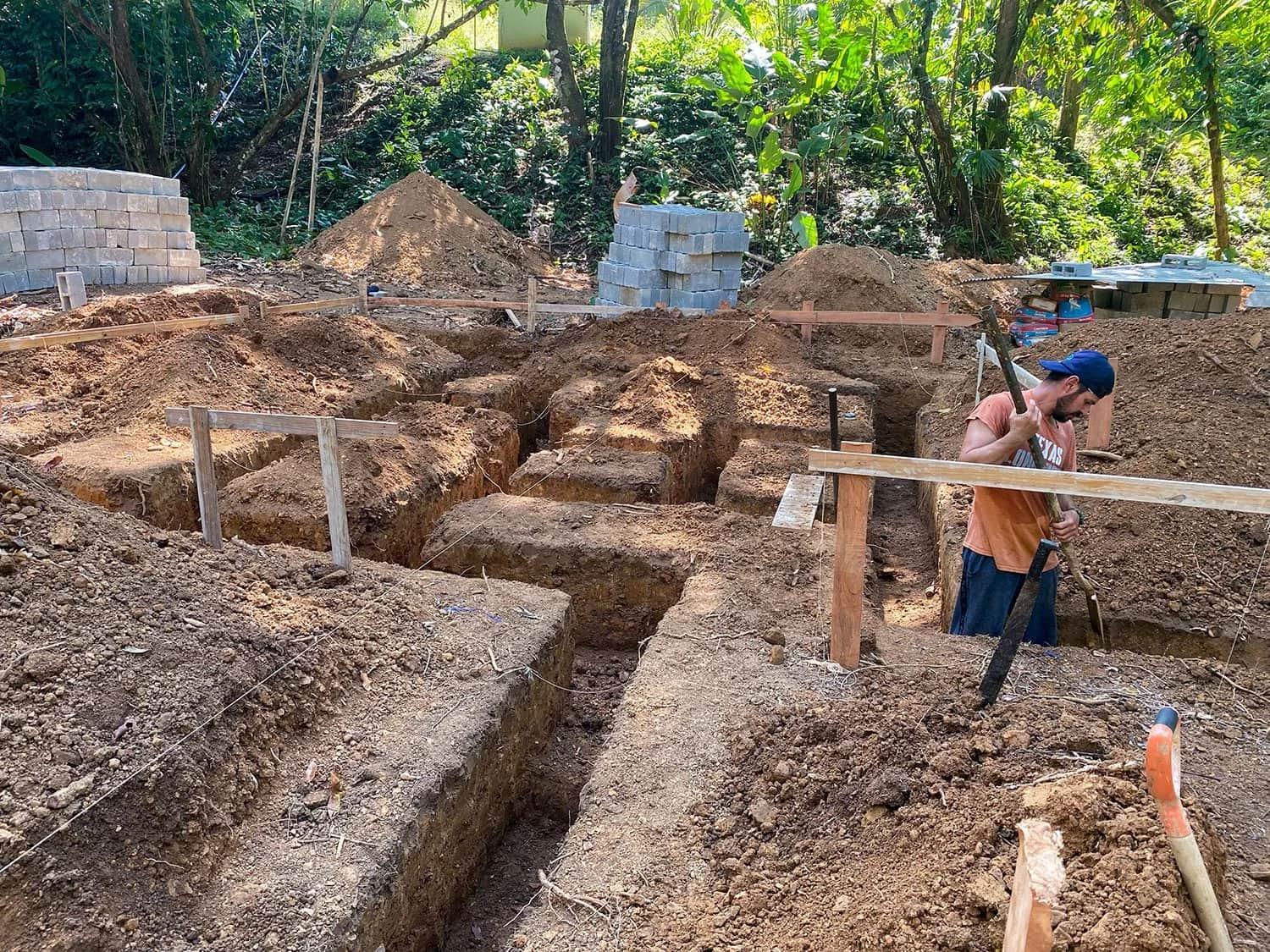 Digging Foundation & Footers for Bohorica Project