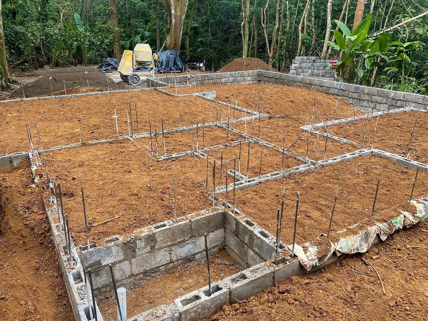Main House Foundation Walls at Bohorica