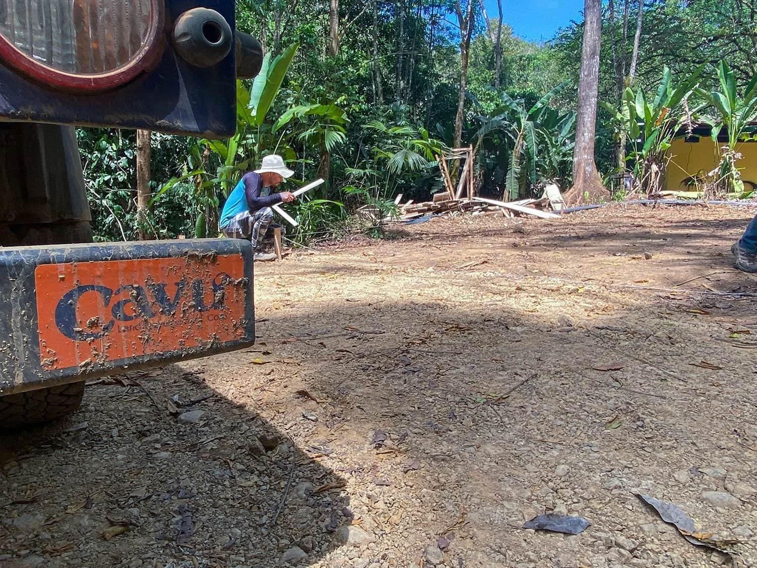 Land clearing and site prep underway at Casa Bohorica, photo 3