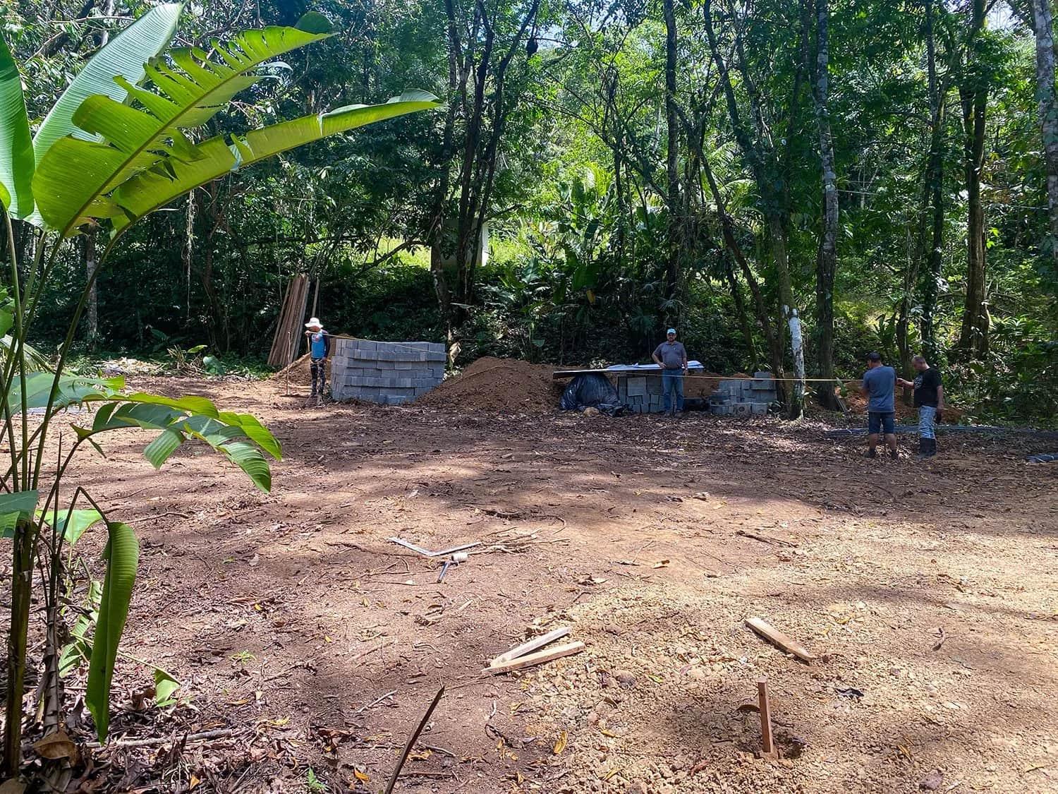 Land clearing and site prep underway at Casa Bohorica, photo 11