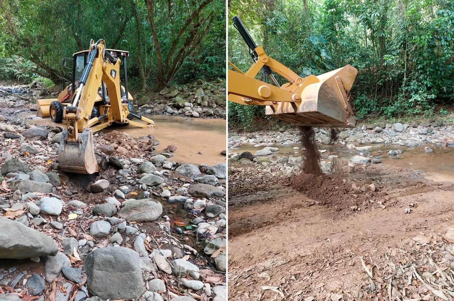 Land clearing and site prep underway at Casa Bohorica, photo 5