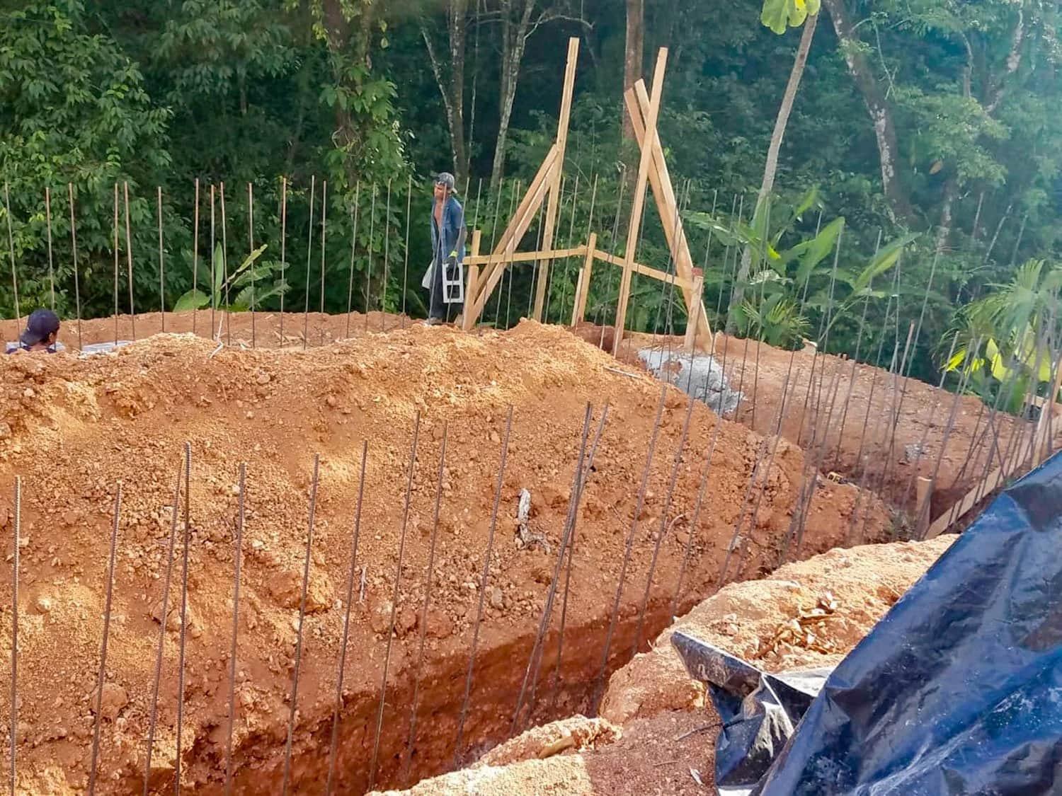 Building the Infinity Pool Foundation at Casa Cavu, photo 9