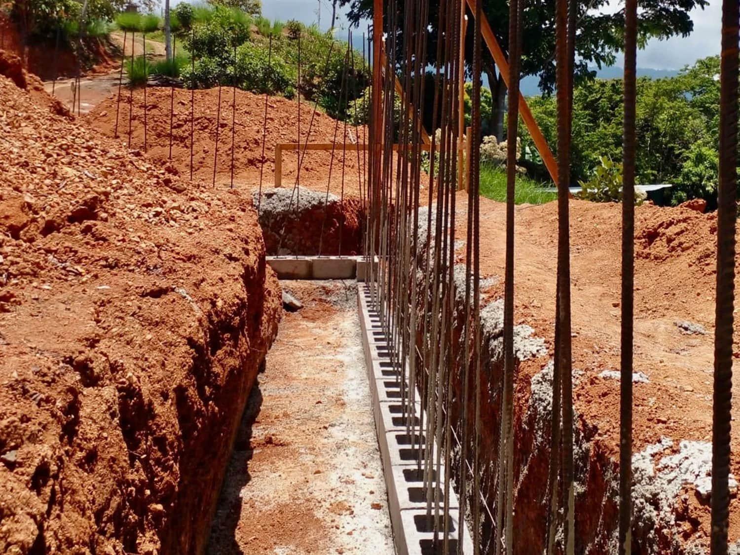 Building the Infinity Pool Foundation at Casa Cavu