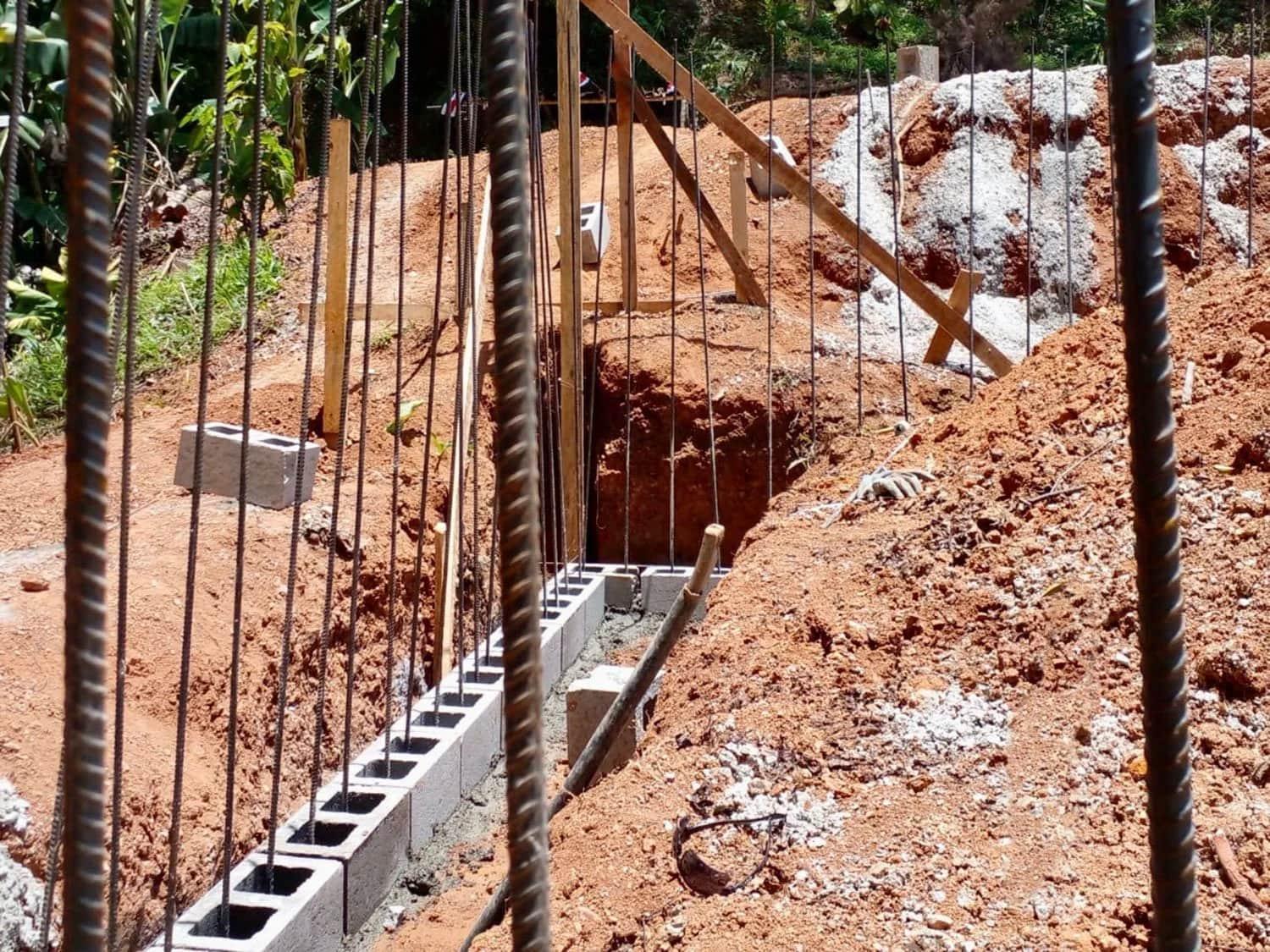 Building the Infinity Pool Foundation at Casa Cavu, photo 11