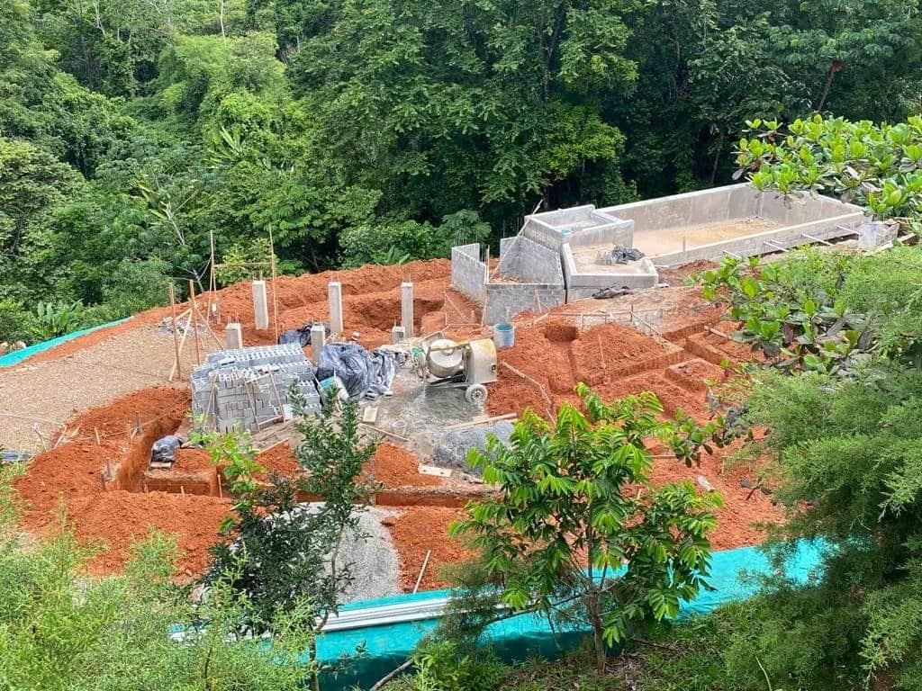 Digging and Pouring Footers - Casa Cavu, photo 2