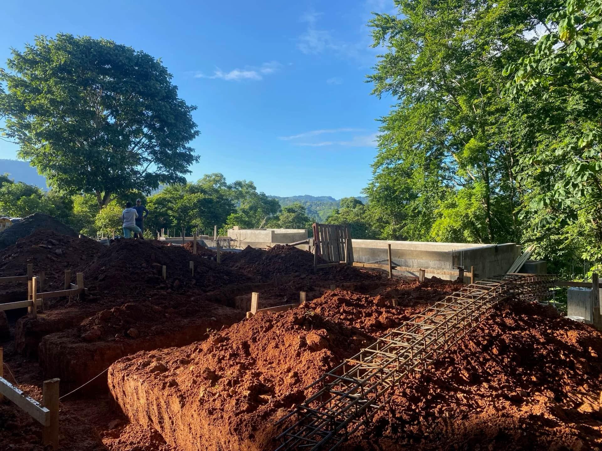 Digging and Pouring Footers - Casa Cavu, photo 6