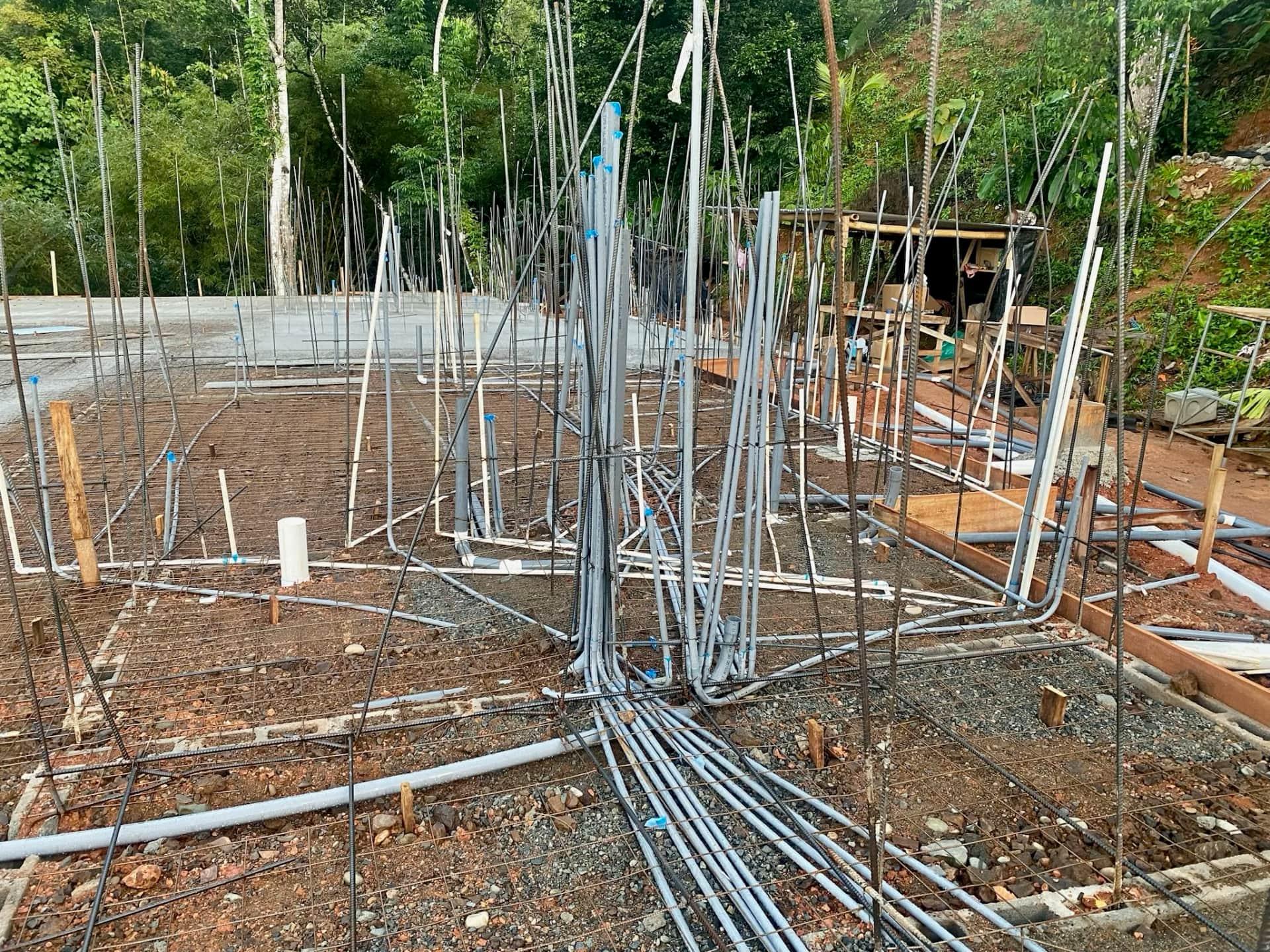 Rough in Piping for Plumbing, Electric, and Propane - Casa Cavu, photo 3