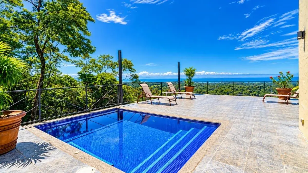 6 Acres — 3-Bedroom Panoramic Sunset Ocean View Home with Easy Access & Great Privacy | Playa Matapalo property photo 4 in Costa Rica