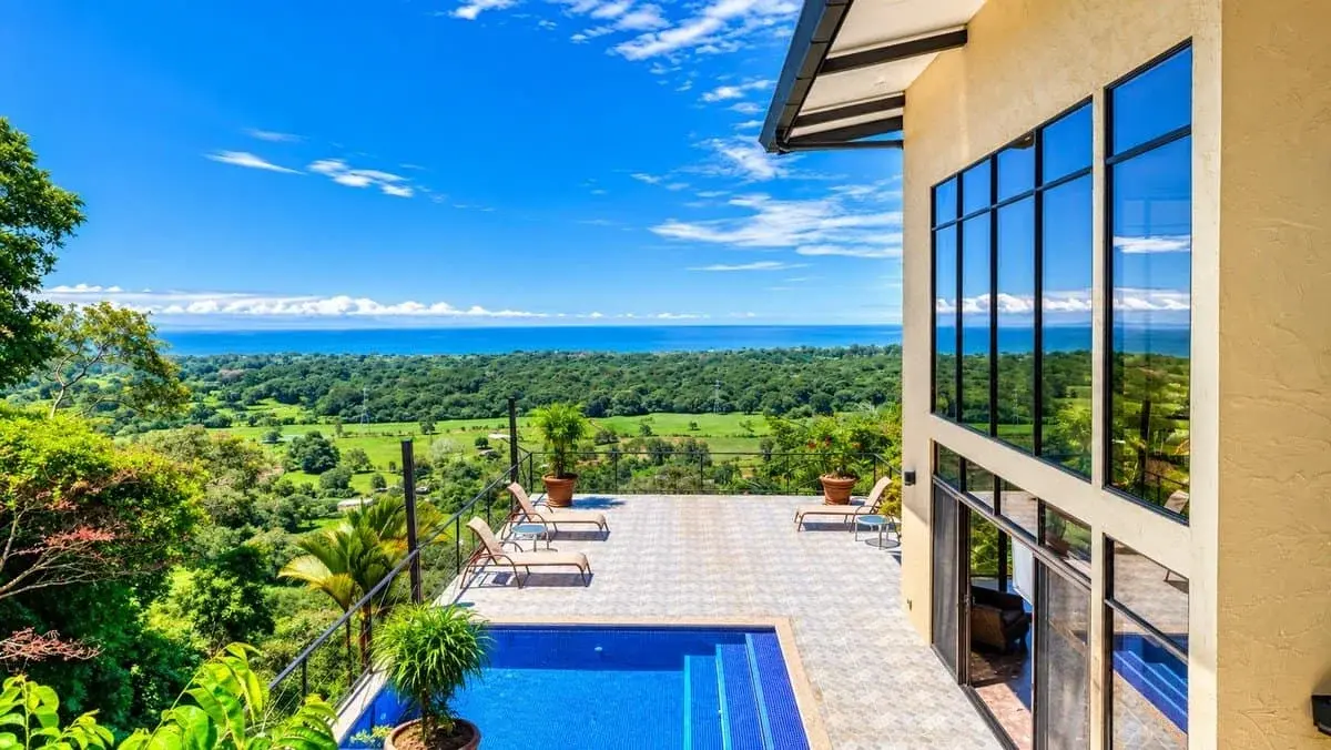6 Acres — 3-Bedroom Panoramic Sunset Ocean View Home with Easy Access & Great Privacy | Playa Matapalo property photo 3 in Costa Rica