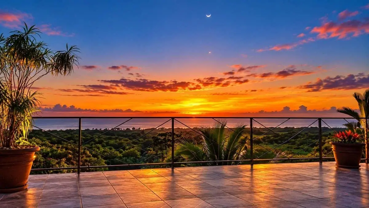 6 Acres — 3-Bedroom Panoramic Sunset Ocean View Home with Easy Access & Great Privacy | Playa Matapalo property photo 2 in Costa Rica