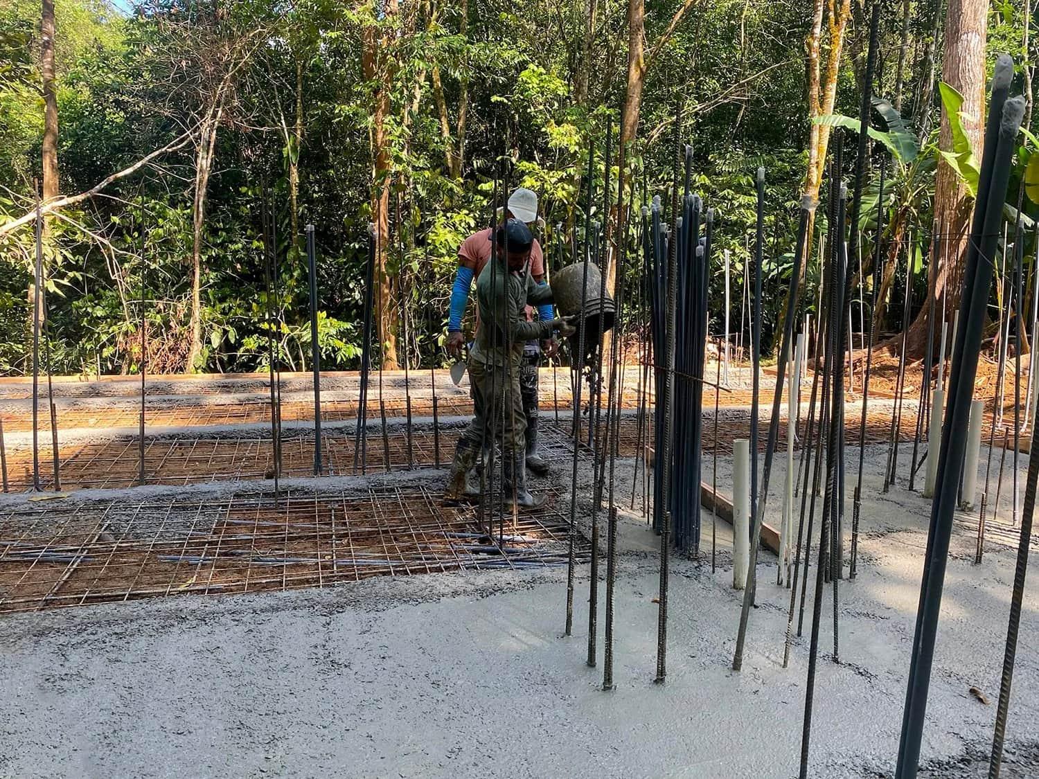 Hand-Poured Concrete Slab, Bohorica Project