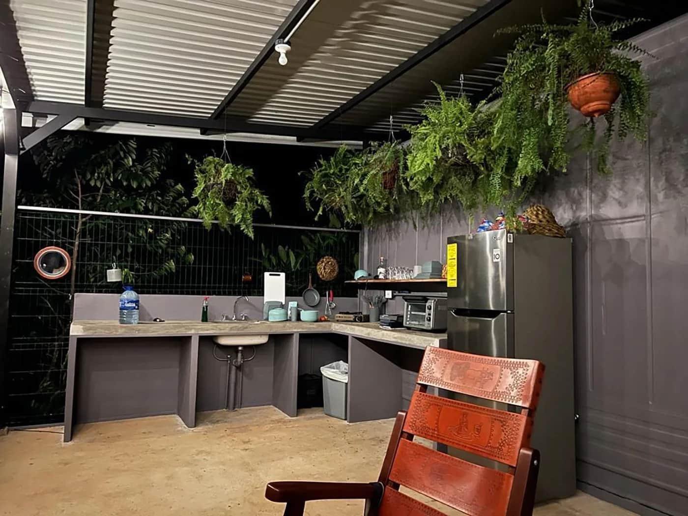 40ft Shipping Container outdoor living addition