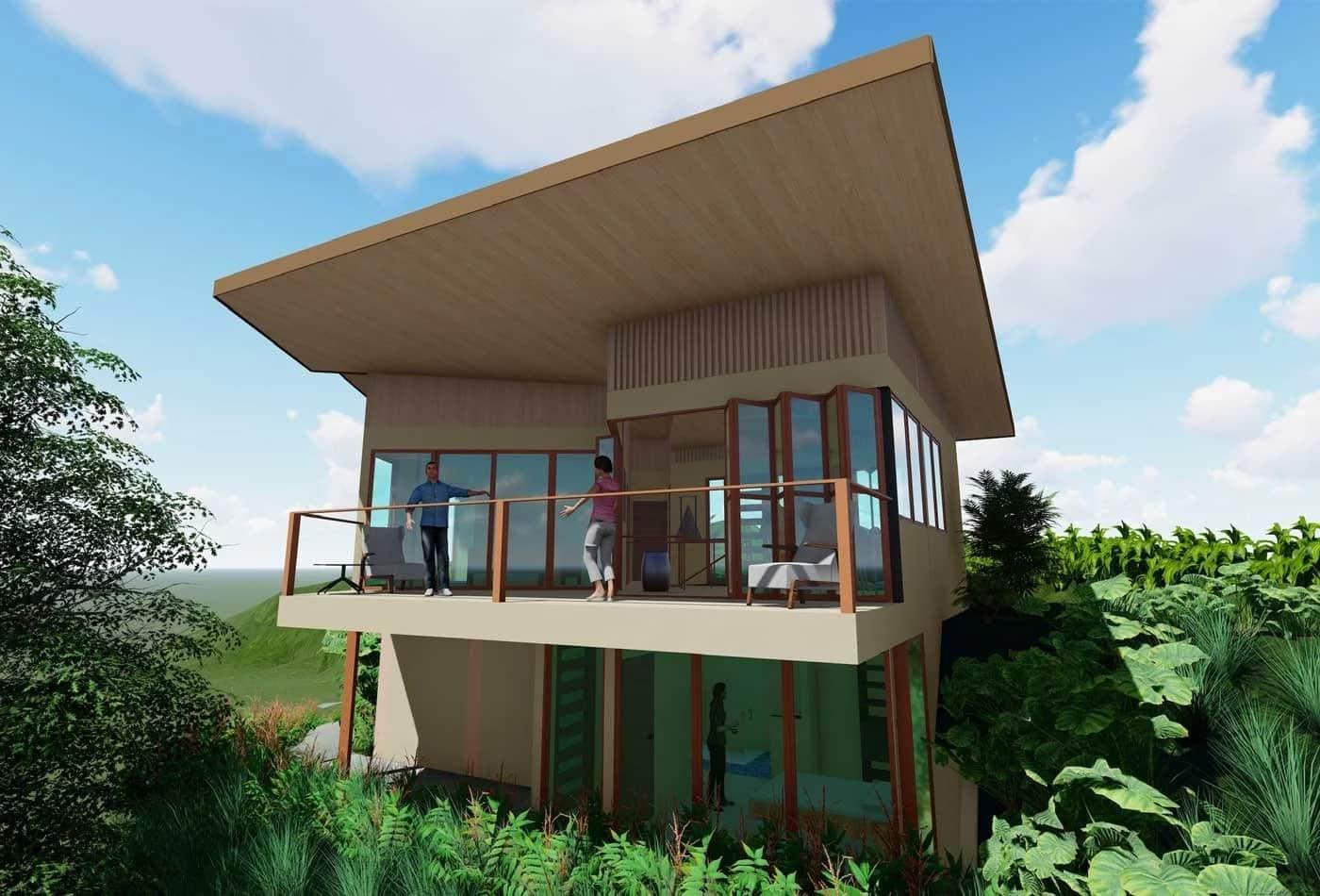 Architectural Floor Plans and Renderings –Casa Cavu