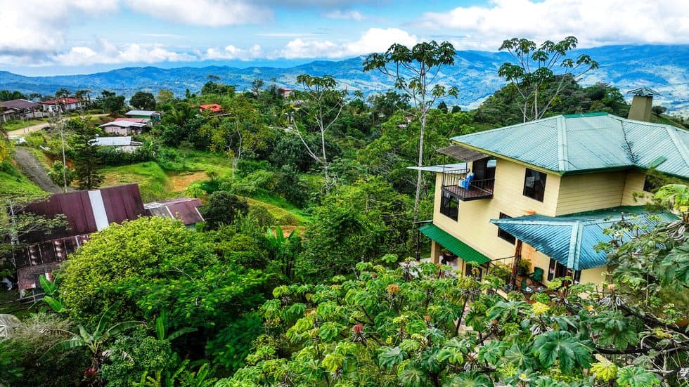 Indonesian Style Panoramic Sunset Ocean View Home In Tinamastes