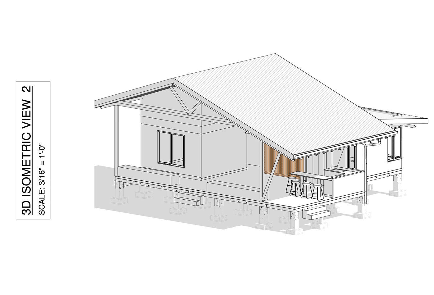 Architectural Floor Plans & Elevation Renderings for the BOHORICA Private Estate build in Costa Rica, photo 4
