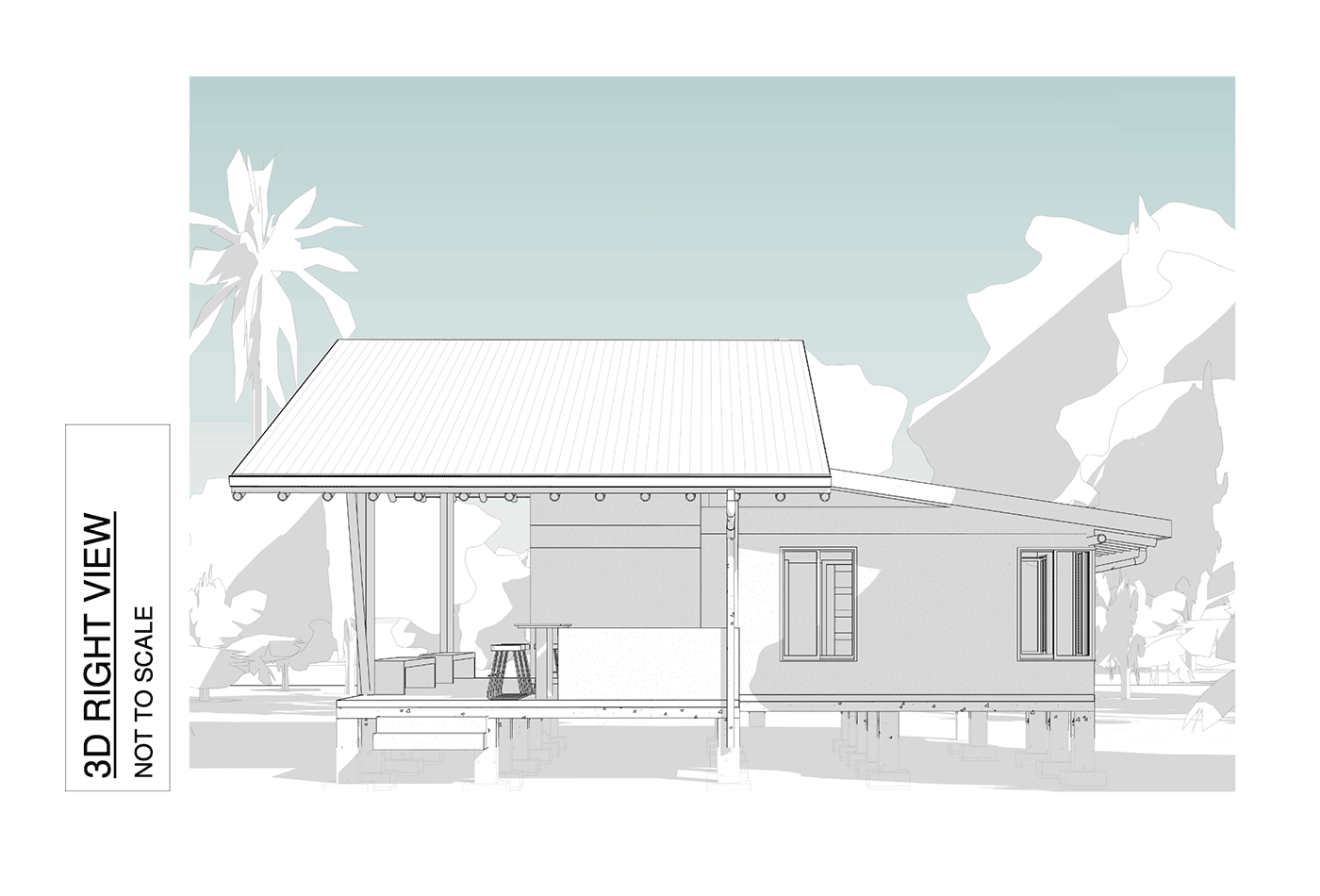 Architectural Floor Plans & Elevation Renderings for the BOHORICA Private Estate build in Costa Rica, photo 7