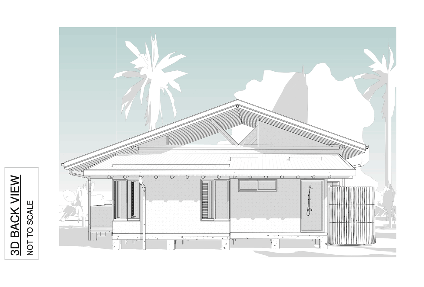 Architectural Floor Plans & Elevation Renderings for the BOHORICA Private Estate build in Costa Rica, photo 8