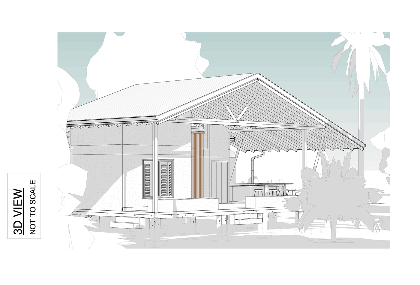 Architectural Floor Plans & Elevation Renderings for the BOHORICA Private Estate build in Costa Rica, photo 10