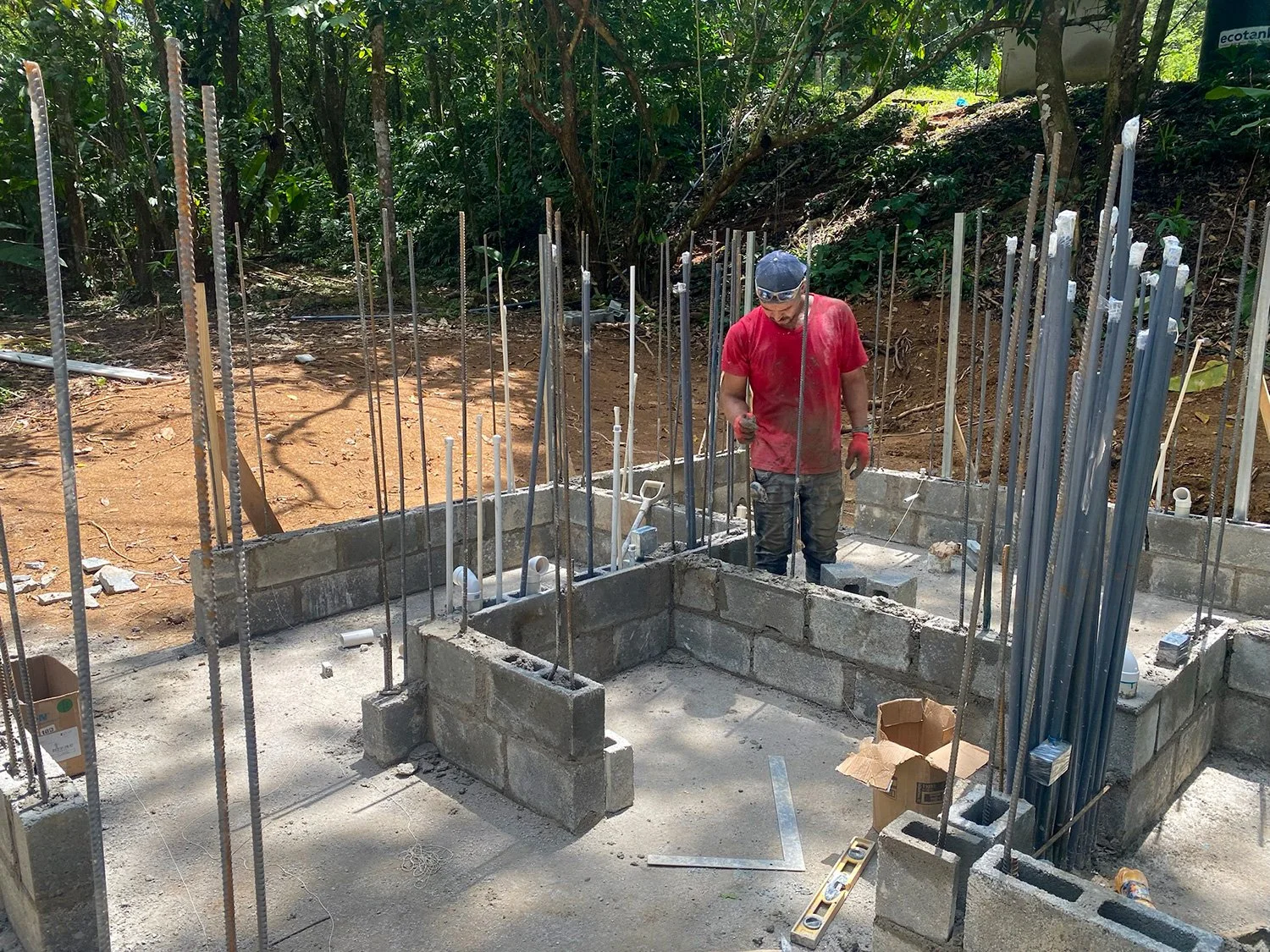 Building Concrete Block Walls & Headers, Bohorica Project, photo 3