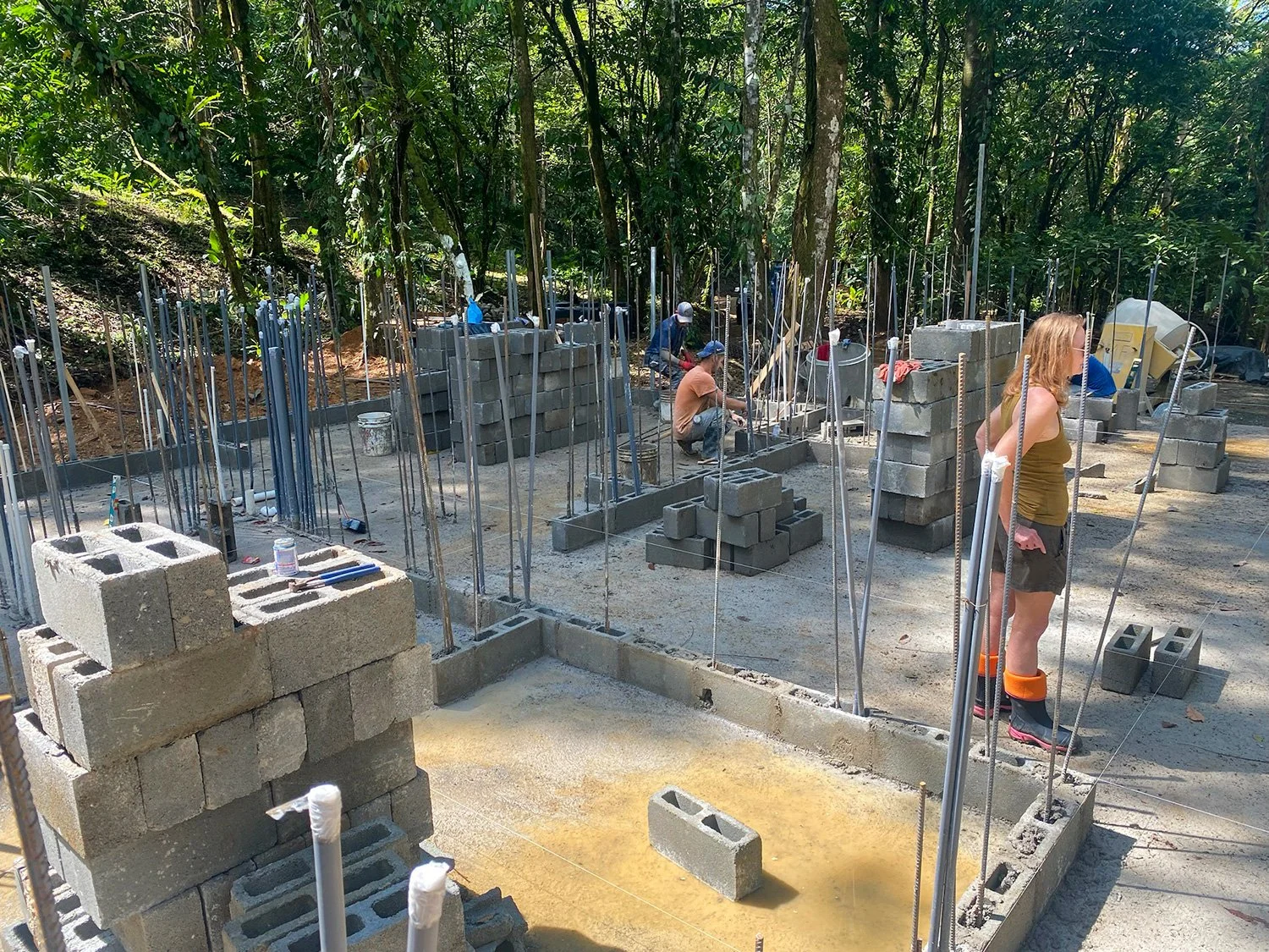 Building Concrete Block Walls & Headers, Bohorica Project, photo 8