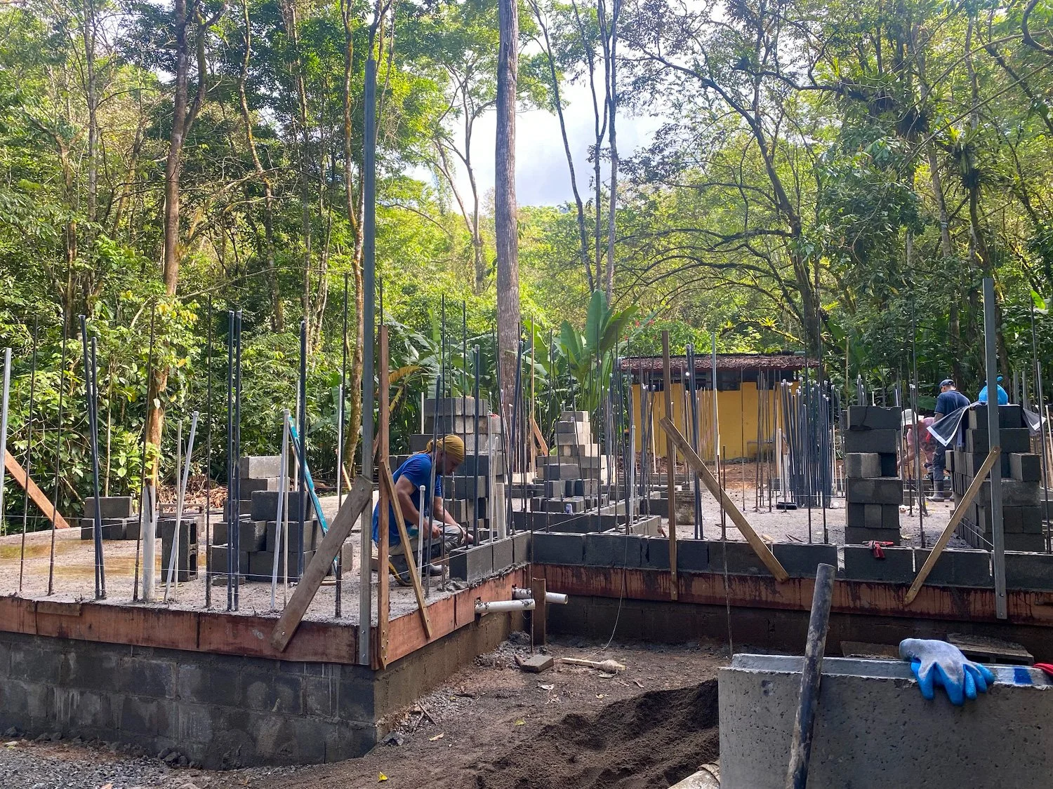Building Concrete Block Walls & Headers, Bohorica Project, photo 6