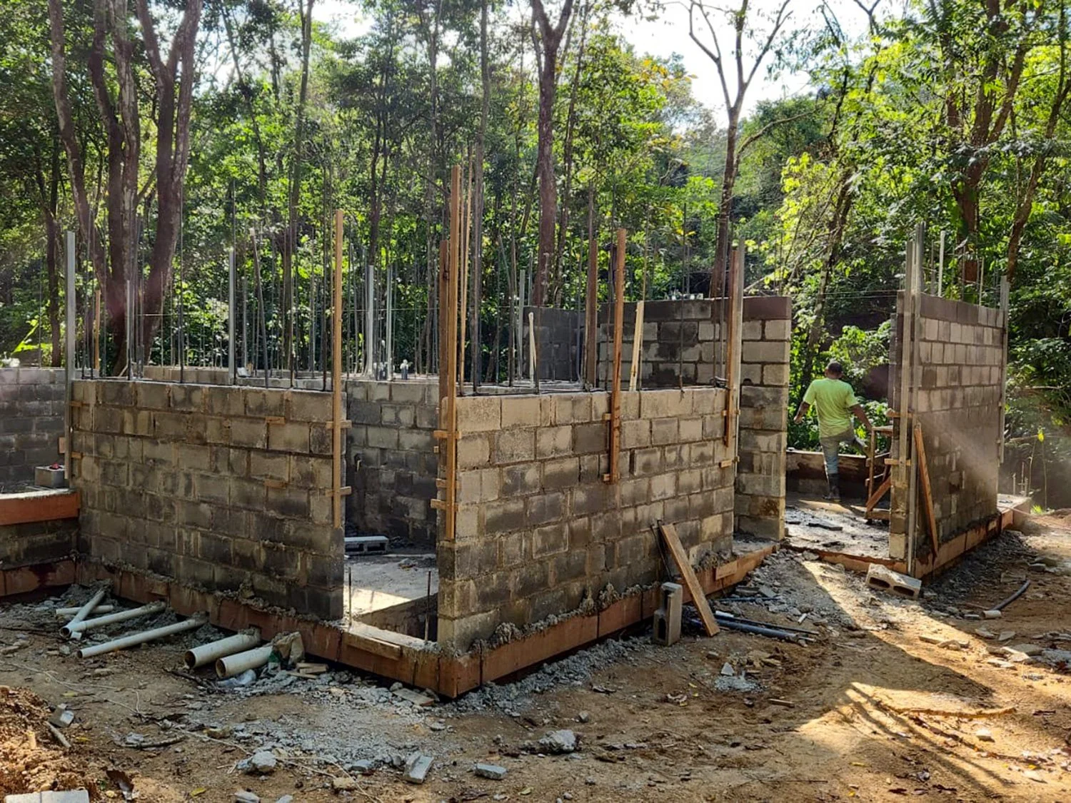 Building Concrete Block Walls & Headers, Bohorica Project, photo 13