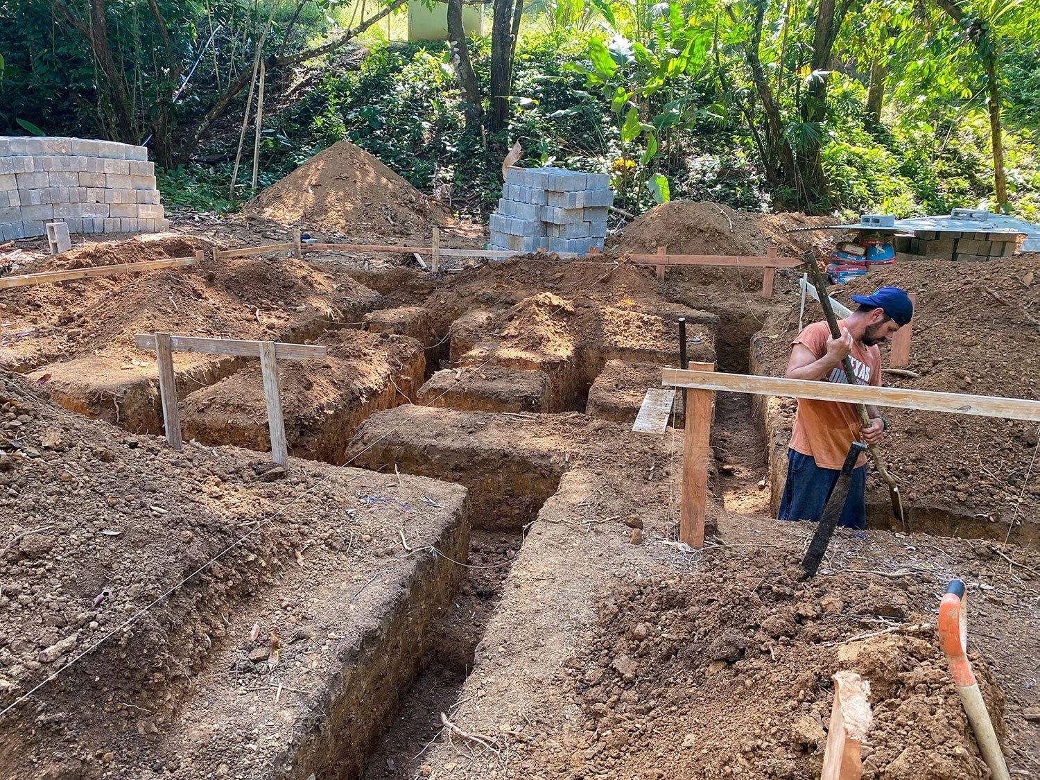 Digging Foundation & Footers for Bohorica Project