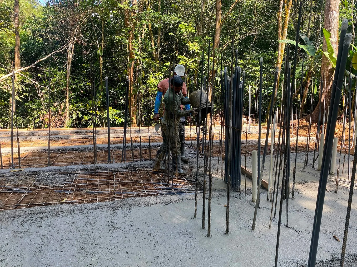 Hand-Poured Concrete Slab, Bohorica Project