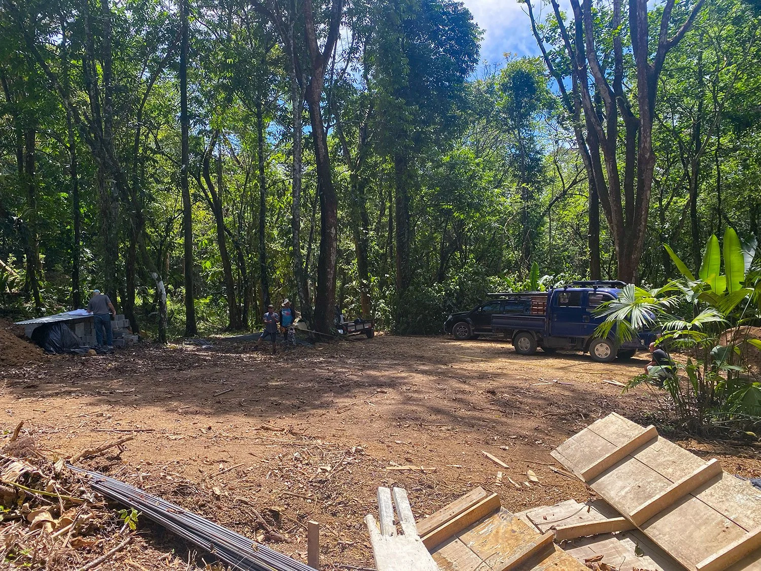 Land clearing and site prep underway at Casa Bohorica, photo 12
